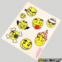 Adesivos Smileys 16x13.5 cm (folha)