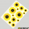 Stickers sunflowers 34x24 cm (sheet)