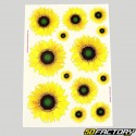 Stickers sunflowers 34x24 cm (sheet)