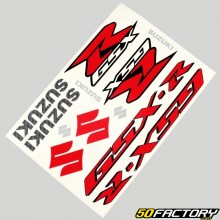Stickers Suzuki GSX-R 34x23 cm (planche)