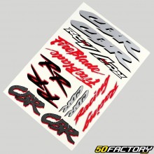 Stickers Honda FireBlade 34x24 cm (planche)