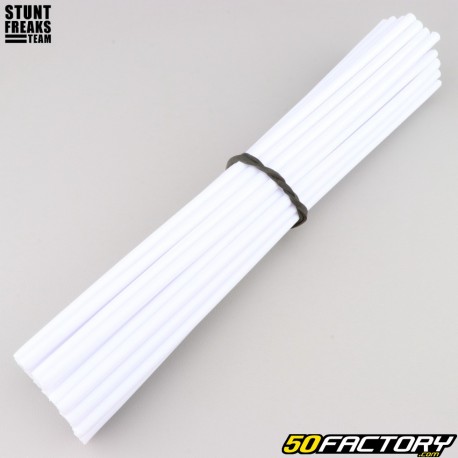 Capas de raios de 25 cm Stunt White Team Freaks (Pacote 42)