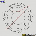 Couronne 32 dents acier 520 Adly Thunderbike 300 Afam noire