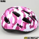 Casco de bicicleta infantil Wag Bike Sky  camuflaje rosa mate