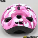 Casque vélo enfant Wag Bike Sky camouflage rose mat