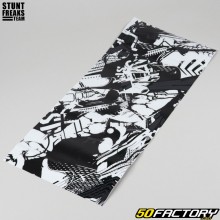 Adesivi Stunt Freaks Team Khaos Reflective neri e bianchi 65x30 cm (foglio)