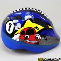 Capacete de bicicleta infantil Car azul