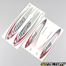 Red Tomos Standard stickers (sheets)