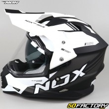 Helmet Enduro Nox X312 Impulse matte black and white