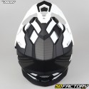 Casco de enduro Nox N312 Impulse blanco y negro mate