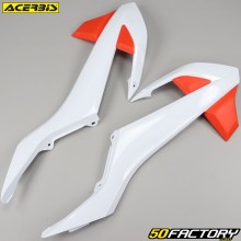 Carénages avant KTM SX 65 (depuis 2016) Acerbis blancs et oranges