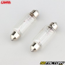 Ampoules navette SV8.5-8 12V 18W 41 mm Lampa (lot de 2)