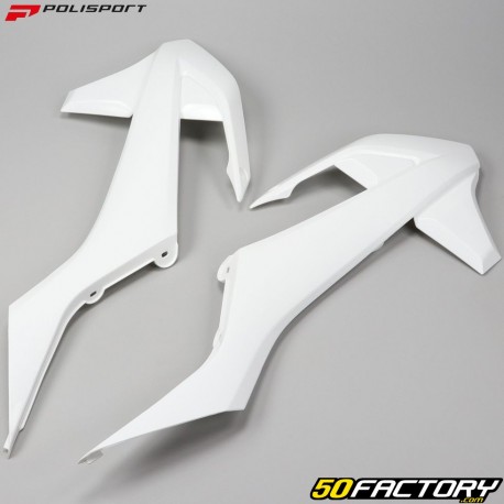 Carenados delanteros KTM SX  XNUMX (desde XNUMX) Polisport  en blanco y negro