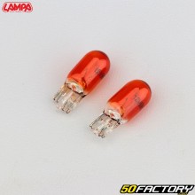 Blinkerbirnen WY5W 12V 5W Lampa Orangen (Packung mit 2)