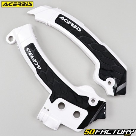 Husqvarna FC frame guards, FX 250, 350, 450 ... (since 2023) Acerbis white and black