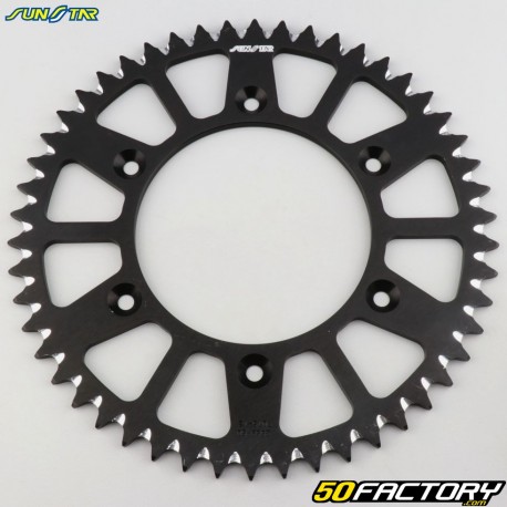 Crown 50 teeth aluminum 520 Honda CR 250, CRF 450... Sunstar black