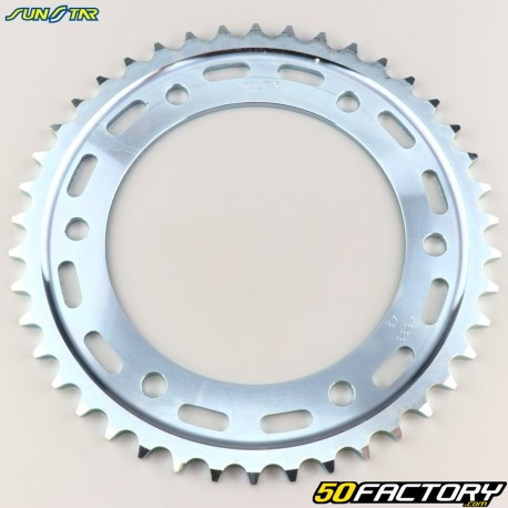 Rear sprocket 42 steel teeth 525 Honda CBR 600, 1000, NT 1100... Sunstar gray