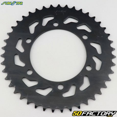 Crown 43 steel teeth 520 Kawasaki Ninja 250, 300, 400, ZZR 250... Sunstar black