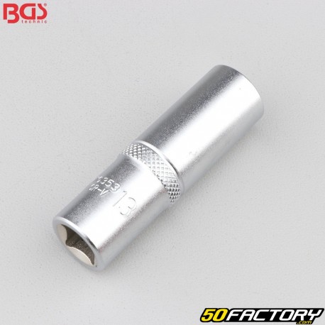 Soquete 13 mm Gear Lock 3/8&quot; BGS longo