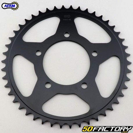 Couronne 46 dents acier 520 Suzuki GSX 250, SV 650... Afam noire