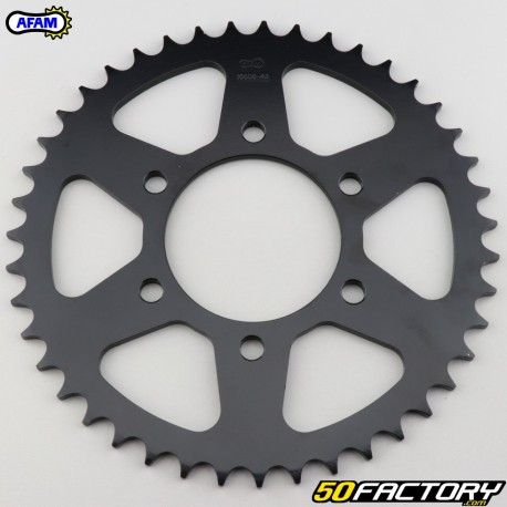 Rear sprocket 43 teeth steel 520 CF Motorcycle 650 GT, Ninja, Versys 650... Afam black