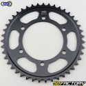 Corona 43  denti acciaio 525 Suzuki GSX-R 1000, Yamaha MT07... Afam nera