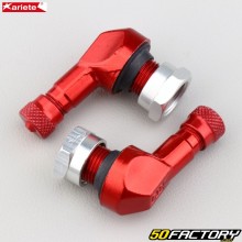 Ariete 11.3 mm aluminum elbow valves red