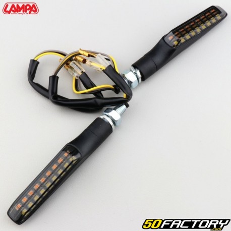 LED turn signals and daytime running lights Lampa  black victory