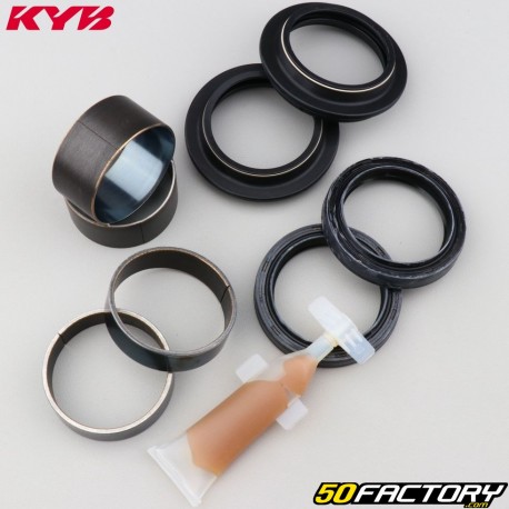 Retentores de óleo e protetores contra poeira do garfo (com anéis) Yamaha  YZ XNUMX, XNUMX (XNUMX - XNUMX)... KYB (kit de reparo)