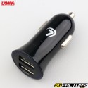 Toma de corriente USB para encendedor de cigarrillos Lampa  XNUMX USB negro