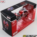 Moto en miniatura XNUMX/XNUMX Ducati Desmosedici GP Lenovo Team (XNUMX) Bagnaia XNUMX Maisto