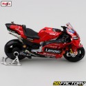 Moto en miniatura XNUMX/XNUMX Ducati Desmosedici GP Lenovo Team (XNUMX) Bagnaia XNUMX Maisto