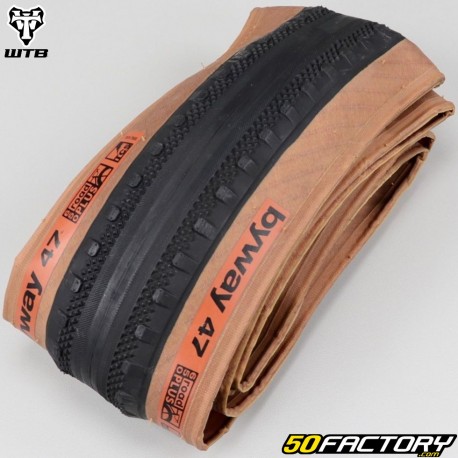 XNUMXBxXNUMXC (XNUMX-XNUMXC) WTB Byway Neumático de bicicleta Brown Sidewall plegable