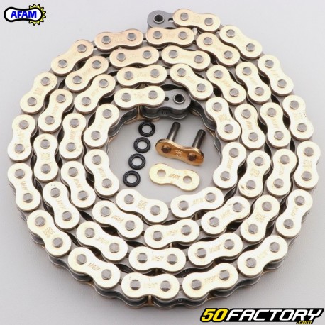 525 reinforced chain (O-rings) 106 links Afam XSR2 gold