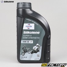 Aceite de motor 4T 10W40 Silkolene Super 4 semi-sintético 1L