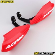 Carenados Protectores de manos Acerbis K-Linear rojo y blanco