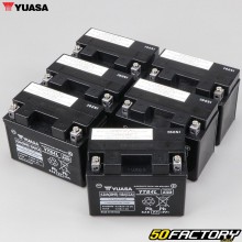 Batterien Yuasa YTB4L 12V 4.2Ah Wartungsfreie Säure Derbi Senda 50, Aprilia, Honda 125... (Lot von 6)