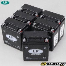 Baterías Landport YB3L-A / B SLA 12V 3Ah sin ácido Honda MTXXL Yamaha DT... (conjunto de 6)