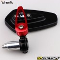 Rétrosights to fix in handlebar ends Chaft Remix red and black