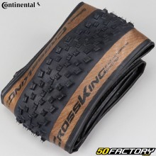 Neumático de bicicleta XNUMXxXNUMX (XNUMX-XNUMX) Continental Cross  Cuenta plegable King ProTection TLR Brownwall