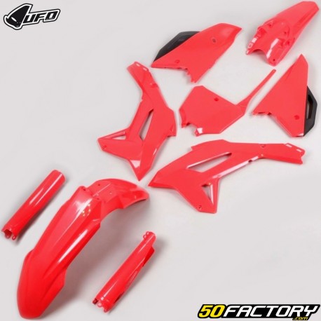 Kit completo de carenagens Honda CRF 250 R, RX (desde 2022), 450 (desde 2021) UFO vermelho