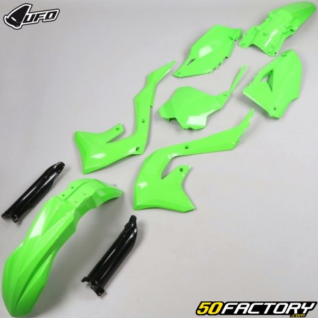 Kit completo de plasticos Kawasaki KXF 250 (2021 - 2024), 450 (2019 - 2024) UFO verde