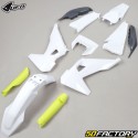 Husqvarna FE kit de carenagem completo, TE  XNUMX, XNUMX, XNUMX ... (desde XNUMX) UFO  branco, cinza nardo e amarelo