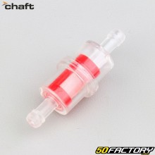 Universal Ø6 mm fuel filter Chaft red