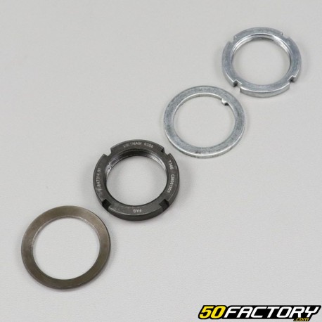 Steering column nuts and washers Piaggio Typhoon et Aprilia SR  XNUMX (from XNUMX)