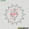 16 teeth 525 XNUMX teeth box output sprocket Honda XRV Africa Twin 750 (1990 - 2002) Sunstar