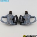 Pédales automatiques SPD-SL pour vélo route Shimano PD-R550 grises