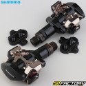 Pedales automáticos SPD para bicicleta de montaña Shimano PD-M505 negros