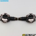 Pedales automáticos SPD para bicicleta de montaña Shimano PD-MXNUMX negros