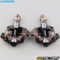 Pedales automáticos SPD para bicicleta de montaña Shimano XTR PD-MXNUMX negros